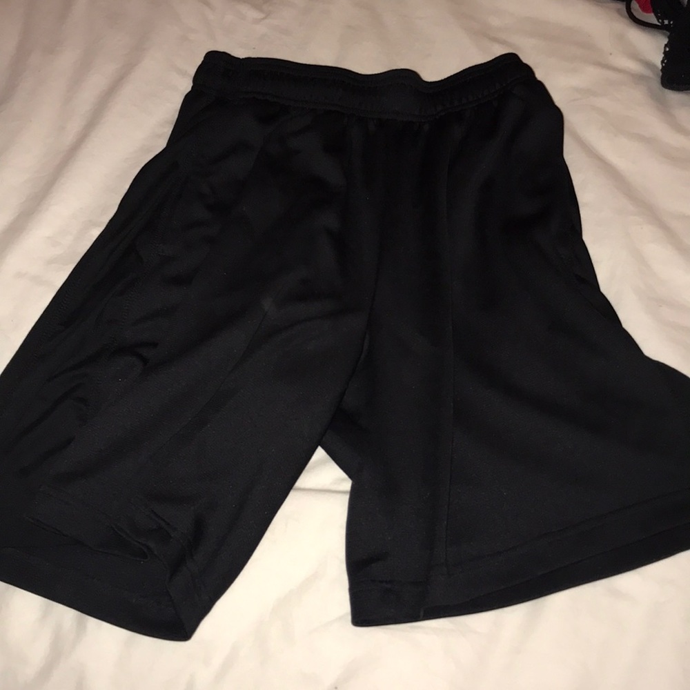 Black basketball shorts